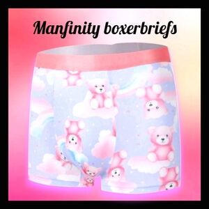 Manfinity Happy Jammies Men's Bear Pattern Boxer Briefs